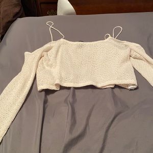 Forever 21 off the shoulder crop top